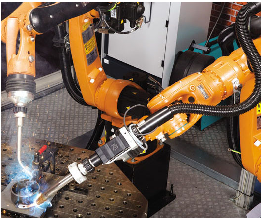 焊接机器人,双工位机器人焊接